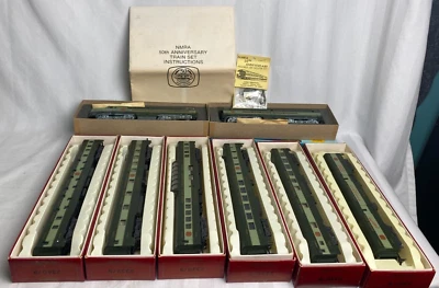 HO Rivarossi Model Train NMRA 50th Anniversary Set + Instructions + Tailsign Kit - Image 1 of 4