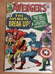 The AVENGERS # 10 FN- (5.5) 1st APPEARANCE of IMMORTUS - CENTS KEY ISSUE - 1964 - Picture 1 of 12