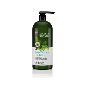 Avalon Organics Scalp Treatment Tea Tree Shampoo 32 Oz. Natural & Organic Safe - Picture 1 of 3