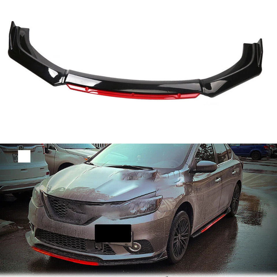 Front Bumper Lip Body Kit Spoiler Splitter For Infiniti Q70 Q70L Foto 1 de 4