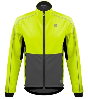 Men's USA Softshell Cycling Jacket | Quality Cold Weather Biking Coat | USA Made - Image 1 of 4