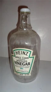 HEINZ APPLE CIDER GLASS JUG VERY RARE ORIGINAL CAP. - Picture 1 of 1