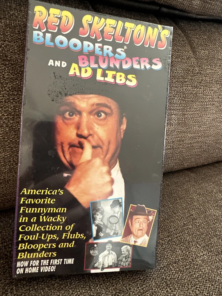 Red Skelton's Bloopers Blunders and AD Libs VHS 1994 Video A1