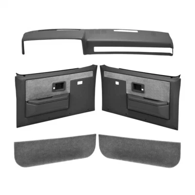 Kit de cubierta de tablero de panel de puerta gris oscuro Coverlay 18-601CW para camionetas Chevy GMC 81-91 Foto 1 de 4
