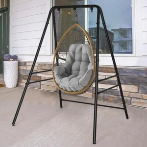 Hanging Chair Frame Swing Stand Hammock Chair Stand Max Load 440lbs for Outdoor - Picture 1 of 8