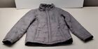 Reebok Kids Unisex S 7-8 Gray Puff Coat Full Zip With Pockets Pre-owned damage