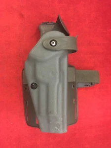 SAFARILAND Drop Leg Holster & Shroud Gray 6005-73 Fits Beretta 92 Right Hand - Picture 1 of 6