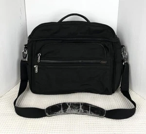 Tumi Alpha Expandable Laptop Bag Briefcase Black 26176D4 - Picture 1 of 16