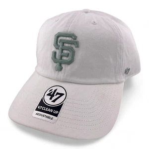 '47 Marca San Francisco Giants MLB Blanco/Verde Limpieza Ajustable Papá Sombrero Gorra - Imagen 1 de 4