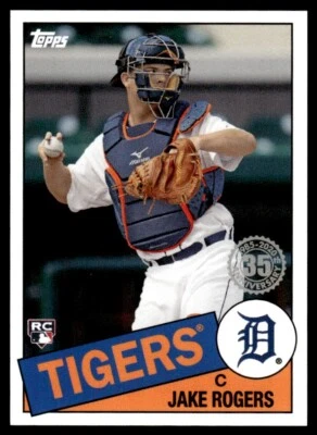 2020 Topps 1985 35th MINI Jake Rogers #85-44 - Image 1 of 2