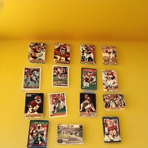 15 NFL Trading Team Cards Kansas City Chiefs 1990’s With UV Plastic Sleeves - Bild 1 von 11