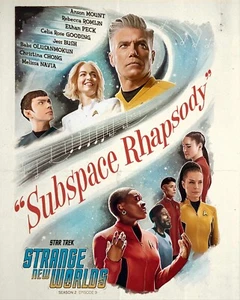Subspace Rhapsody Star Trek Strange New Worlds Poster A3 - Picture 1 of 1