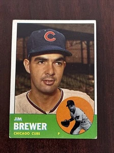 1963 Topps Jim Brewer Chicago Cubs #309 - Picture 1 of 2