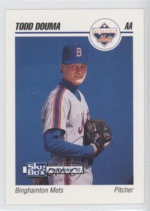 1992 SkyBox Pre-Rookie Binghamton Mets Todd Douma #55