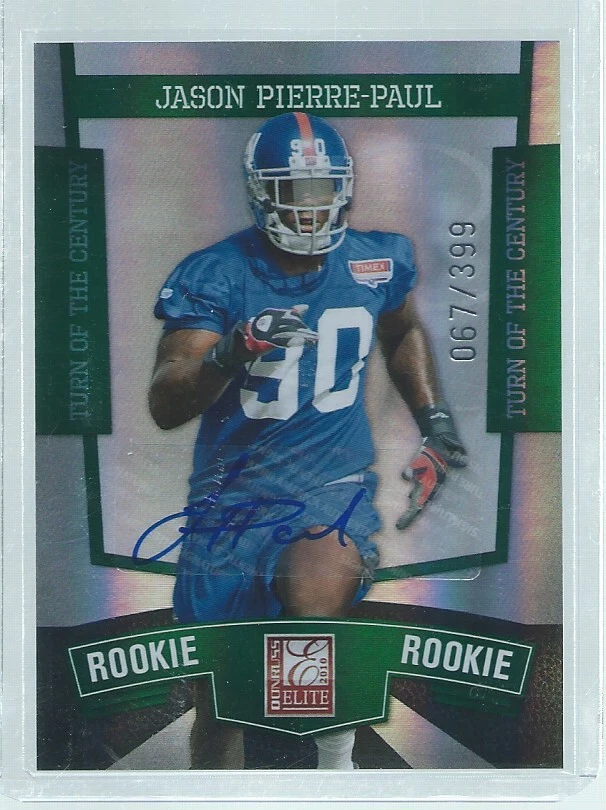JASON PIERRE-PAUL 2010 DONRUSS TURN OF THE CENTURY AUTO RC #D 67/399 - Image 1 of 1