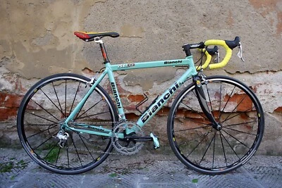 bianchi xl ev2 mercatone uno campagnolo chorus marco pantani vintage bike - Image 1 of 4