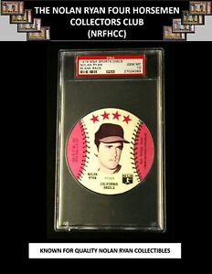 Rare GEM MINT 10 1976 Nolan Ryan MSA Blank Back DISC Baseball Card Angels Mets
