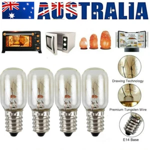 6Pcs E14 Salt Lamp Globe Bulb 15W Light Bulbs 240V Refrigerator Oven Replacement - Picture 1 of 8