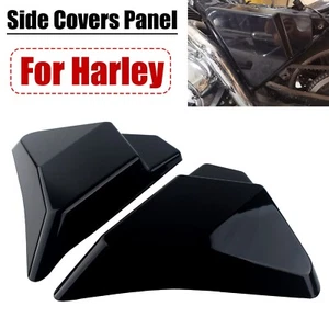 Pannello di copertura lato sinistro destro nero vivo adatto per Harley Touring Road King 97-07 - Foto 1 di 10