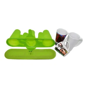 Molde envolvente de taza de silicona 3D de sublimación 3 en 1 para tazas de cono de 12 y 17 OZ - Imagen 1 de 8