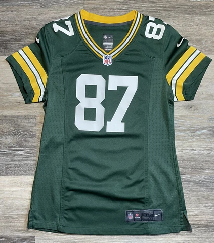 Jordy Nelson #87 Nike On Field Green Bay Packers Jersey Women’s Size Small Cover
