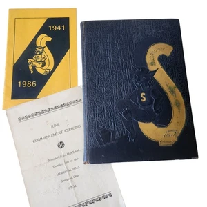 Annuario Springfield High School Ohio 1941 Wildcats programma di inizio riunione - Foto 1 di 5