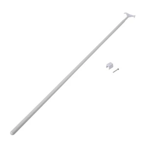 Aluminum Alloy Curtain Rod 70 to 135CM Adjustable for Seamless Window Fit - Picture 1 of 20