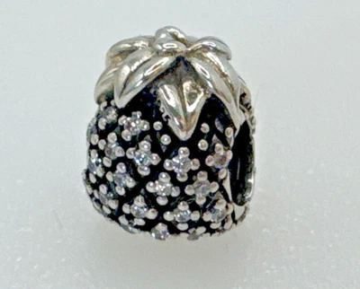 Pandora Momentos Piña con Circonita Transparente Plata de Ley Dije Foto 1 de 4