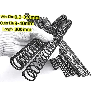 Length 300mm Compression Spring Pressure Springs Wire Dia 0.3mm-3.0mm OD 3-40mm - Picture 1 of 24