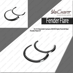 Carbon OE Style Front & Rear Fender Flare For 2014-2015 Chevrolet Camaro Z28 - Picture 1 of 5