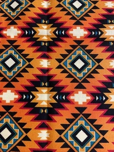 David Textile Southwestern Aztec Geometric Fat Quarter 18”x21” New - Picture 1 of 2