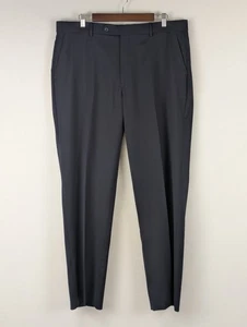 BALLIN Comfort EZE Super 120’S Wolle Anzughose Herren 38 x 32 marineblau vorne flach - Bild 1 von 9