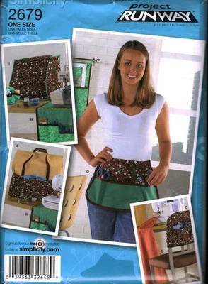 2679 Simplicity Pattern Home Decor Sewing Accessories Tote Apron Covers OOP Sew - Image 1 of 4