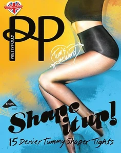 Pretty Polly Shape It Up Tummy Shaper Tights - PNARE9 - Picture 1 of 3