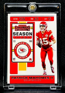 PATRICK MAHOMES - Panini NFL Contenders Season Ticket MVP - MINT - SUPER BOWL - Picture 1 of 3