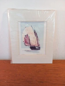 VINTAGE ART PRINT,  HONG KONG - Picture 1 of 16