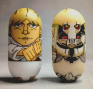 STAR WARS MIGHTY BEANZ ~ Luke Skywalker General Grievous @2010 - Picture 1 of 2