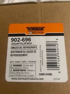 Dorman 902-696 Engine Coolant Filler Neck Compatible with Select Models - Picture 1 of 1