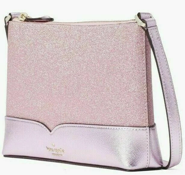 Kate Spade Lola Glitter Crossbody Bag - Pink (WKR00081)
