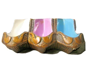 Vintage Hawaii Honolulu hand made pottery / resin pipe holder - Picture 1 of 6