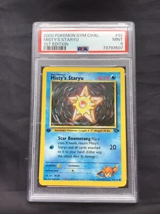 Pokemon: Gym Challenge 1. Edition Common: Misty's Staryu 92/132 PSA 9 - Bild 1 von 6
