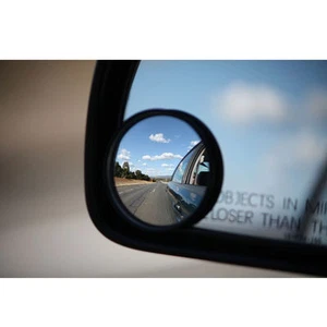 2 x Convex Safety BLIND SPOT MIRROR Car Auto Easy Driving Wide Angle View Round - Picture 1 of 1