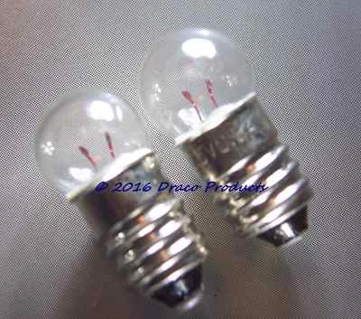 CEC, EIKO SET 2-PK Screw Bulb 2.47V 0.3A 2-Cell 3V Replacement for #14 CM14 GE-14 Mazda