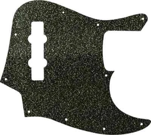 WD Custom Pickguard For Fender Made In Mexico Jazz Bass #60BS Black Sparkle - Picture 1 of 1