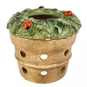 Hallmark Marjolein Bastin Ladybug maceta votiva candelabro casa de campo 3" - Imagen 1 de 7
