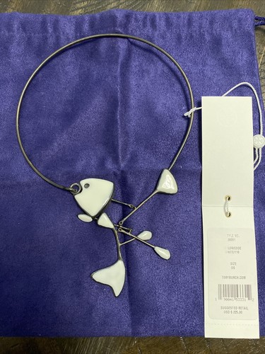 Tory Burch Collana Bianco e Nero