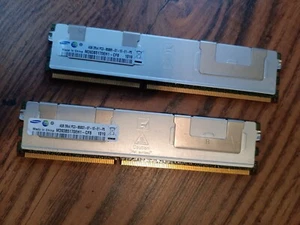 2 Samsung M393B5170EH1-CF8 4GB PC3 8500R 2RX4 Memory Module - Picture 1 of 6