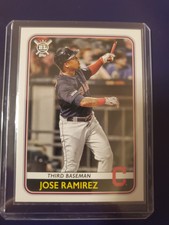 2020 Topps Big League Jose Ramirez #182 Cleveland Indians Guardians 