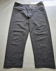 Justice Girls Size 18 Heather Gray Cropped Leggings Youth 28x17 - Picture 1 of 6