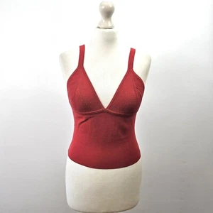 Free People - Intimate Teagan Swit Cami Top - rot - Medium - UK 10-12 - Bild 1 von 6